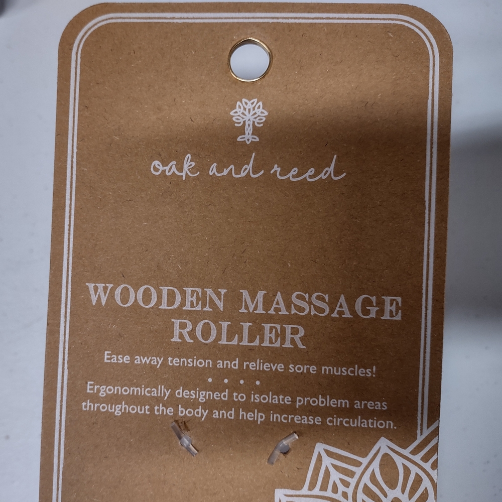 Wooden Massage Roller - Brown